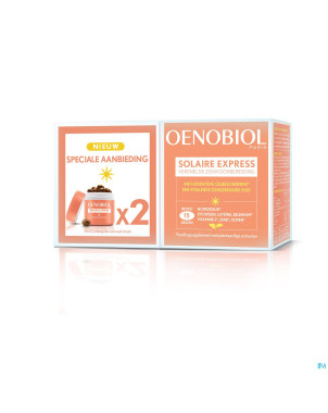 Oenobiol solaire express caps 2x15    promo