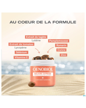 Oenobiol solaire express caps 2x15    promo