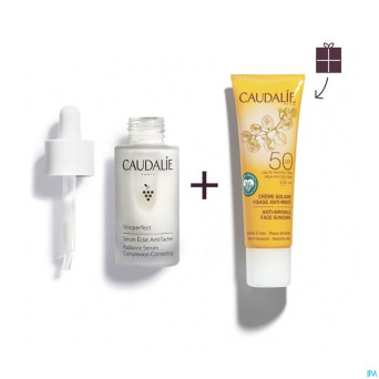 Caudalie coffret vinoperfect serum+cr sol. 2 prod.