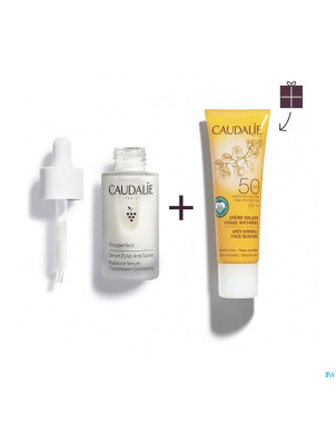 Caudalie coffret vinoperfect serum+cr sol. 2 prod.