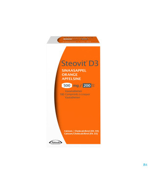 Steovit d3 orange 500mg/200ui comp croq.  180 flac