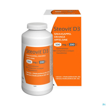 Steovit d3 orange 500mg/200ui comp croq.  180 flac