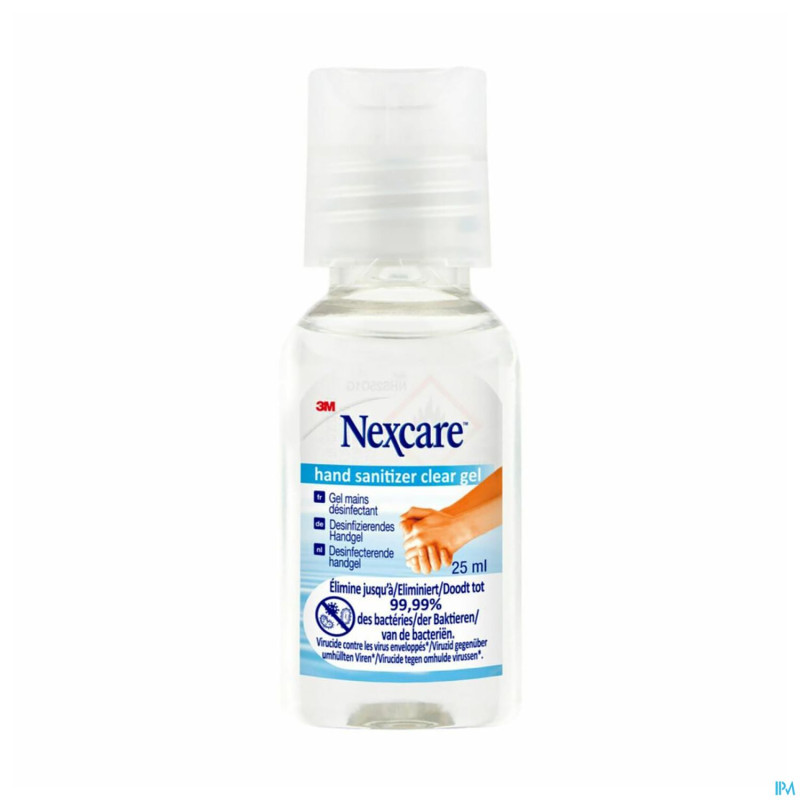 Nexcare gel desinfectant main  25ml