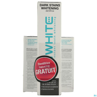 Iwhite dark stains 10 + dentifrice whitening  75ml
