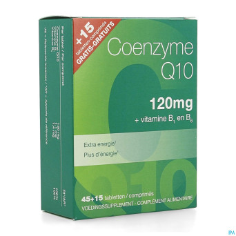 Coenzyme q10 120mg    comp 45+15 gratuit revogan