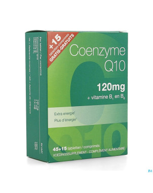 Coenzyme q10 120mg    comp 45+15 gratuit revogan