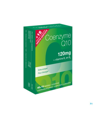 Coenzyme q10 120mg    comp 45+15 gratuit revogan
