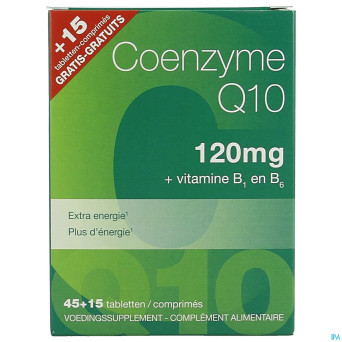 Coenzyme q10 120mg    comp 45+15 gratuit revogan