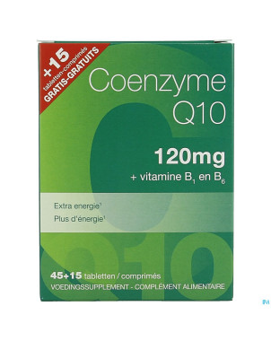Coenzyme q10 120mg    comp 45+15 gratuit revogan