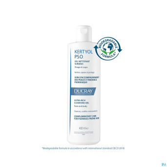 Ducray kertyol pso gel nettoyant    400ml