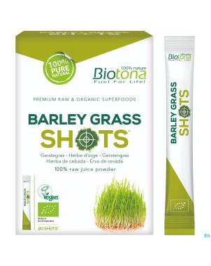 Biotona barley grass shots    sticks 20x2,2g