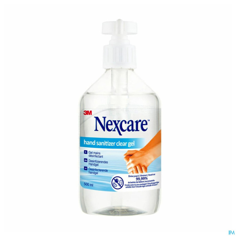 Nexcare gel desinfectant main 500ml