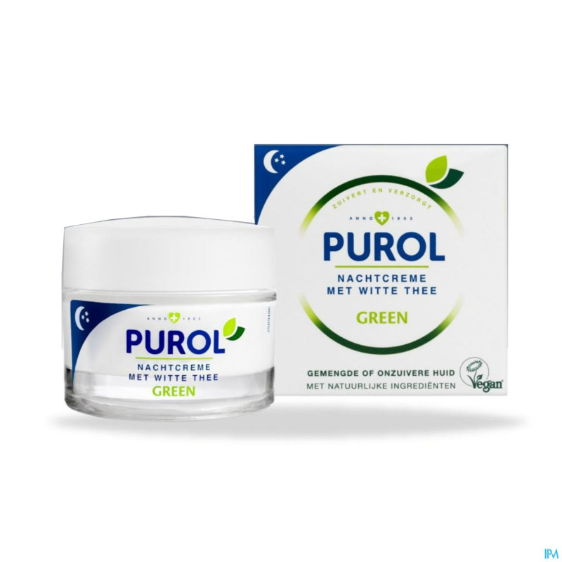 Purol green creme nuit the blanc    50ml