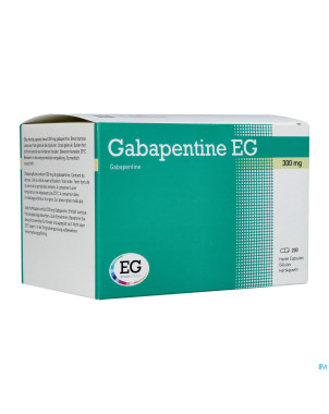 Gabapentine eg 300mg pi pharma    caps dur 200 pip