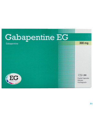 Gabapentine eg 300mg pi pharma    caps dur 200 pip