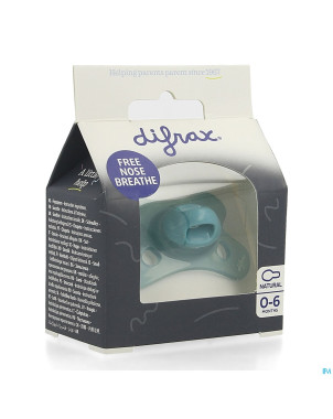 Difrax sucette natural 0-6m special edit. ocean