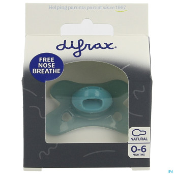 Difrax sucette natural 0-6m special edit. ocean