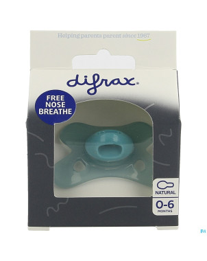 Difrax sucette natural 0-6m special edit. ocean