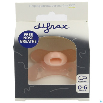 Difrax sucette natural 0-6m special edition rose