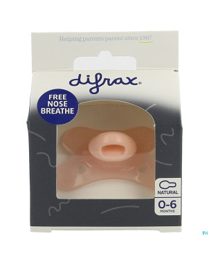 Difrax sucette natural 0-6m special edition rose