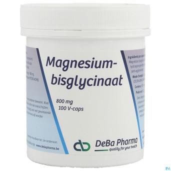 Magnesium bisglycinate 800mg    v-caps 100