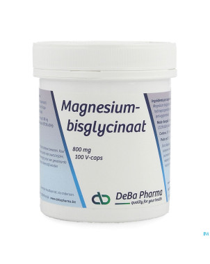 Magnesium bisglycinate 800mg    v-caps 100