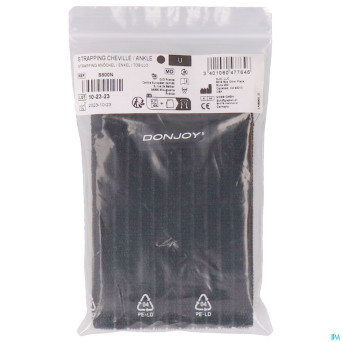 Donjoy strapping noir cheville