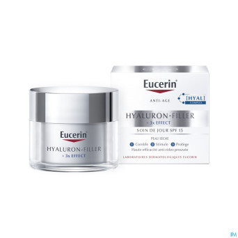 Eucerin hyaluron-filler x3 soin jour ip15 ps  50ml