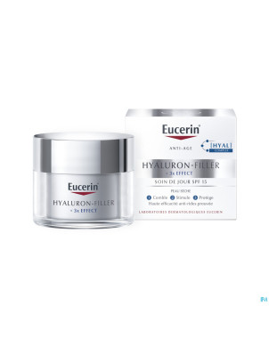 Eucerin hyaluron-filler x3 soin jour ip15 ps  50ml