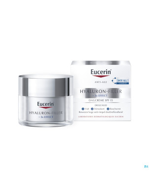 Eucerin hyaluron-filler x3 soin jour ip15 ps  50ml