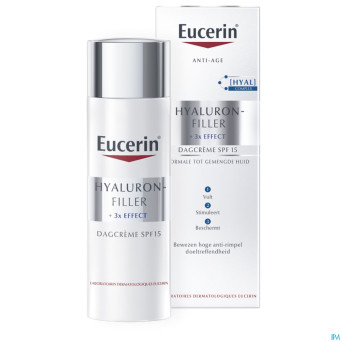 Eucerin hyaluron-filler x3 jour ip15 pn/m    50ml