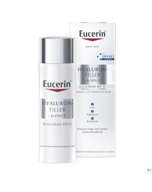 Eucerin hyaluron-filler x3 jour ip15 pn/m    50ml