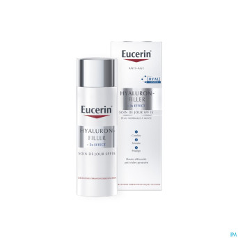 Eucerin hyaluron-filler x3 jour ip15 pn/m    50ml