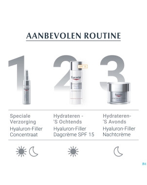 Eucerin hyaluron-filler x3 jour ip15 pn/m    50ml