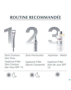 Eucerin hyaluron-filler x3 jour ip15 pn/m    50ml