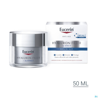 Eucerin hyaluron-filler x3 soin de nuit    50ml