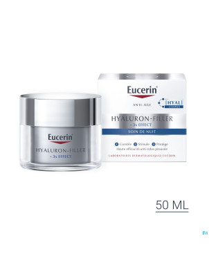 Eucerin hyaluron-filler x3 soin de nuit    50ml
