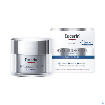 Eucerin hyaluron-filler x3 soin de nuit    50ml