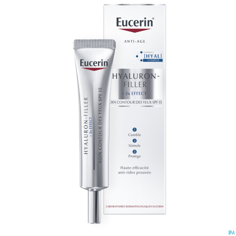 Eucerin hyaluron-filler x3 contour yeux ip15  15ml