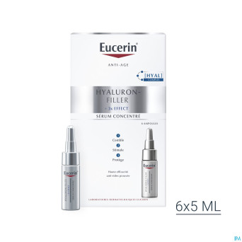 Eucerin hyaluron-filler x3 serum concentre   6x5ml