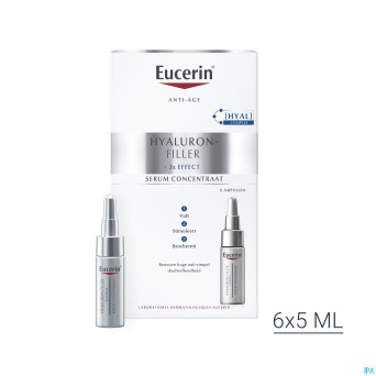 Eucerin hyaluron-filler x3 serum concentre   6x5ml