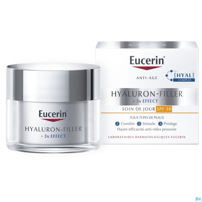 Eucerin hyaluron-filler x3 soin jour ip30    50ml