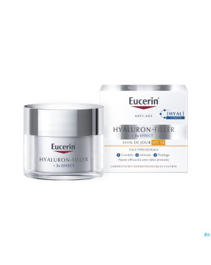 Eucerin hyaluron-filler x3 soin jour ip30    50ml