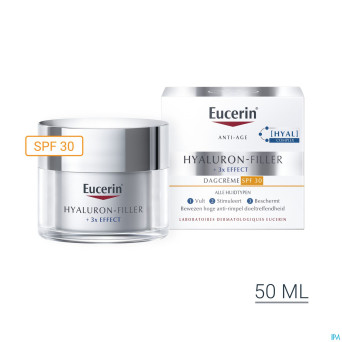 Eucerin hyaluron-filler x3 soin jour ip30    50ml