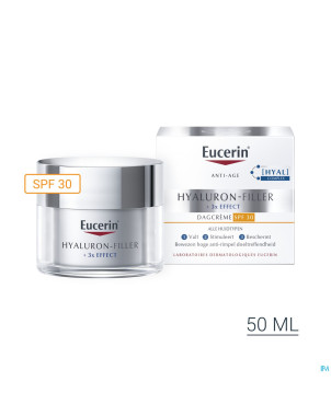 Eucerin hyaluron-filler x3 soin jour ip30    50ml