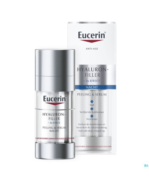 Eucerin hyaluron-filler x3 peeling&serum nuit 30ml