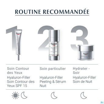 Eucerin hyaluron-filler x3 peeling&serum nuit 30ml