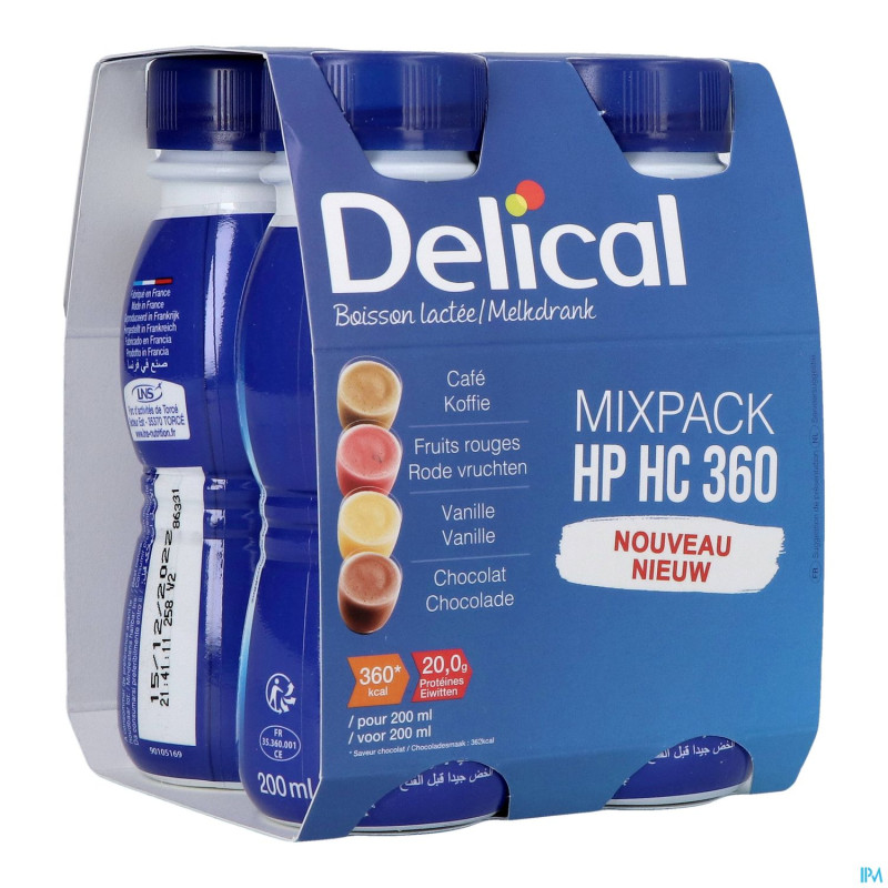 Delical hphc 360 mixpack    4x200ml