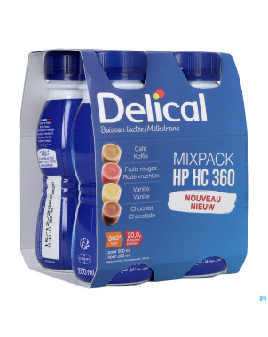 Delical hphc 360 mixpack    4x200ml