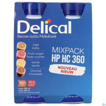 Delical hphc 360 mixpack    4x200ml
